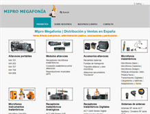 Tablet Screenshot of mipro.es