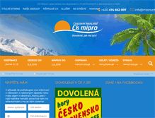 Tablet Screenshot of mipro.cz